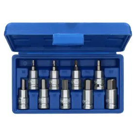 Ab Tools Au563 1/2 Inch Drive Shallow Metric Hex/allen Key Bit Socket 4mm - 17mm 9pcs Bergen