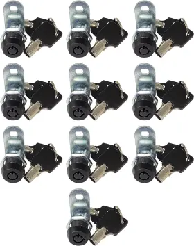 Nr90 Admiral Locks 5/8 Inch Tubular Cam Lock 90 Black Pack Of. 10