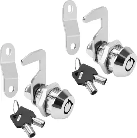 Sx58-gr2231 Akeysrc 2 Pack Toolbox Lock 5/8 Inch Tubular Cam Replacement Hook Keyed Alike With /