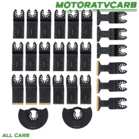 Mot4461116 All-carb 26pcs Oscillating Saw Blades Multitool Blade For Wood Plastics Metal