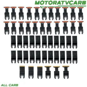 Mot4462070 All-carb 50pcs Titanium Oscillating Tool Blade Curved Edge Saw