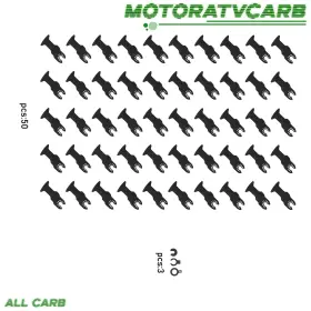 Mot4462176 All-carb For Cutting Wood 50pcs 44mm Arc Edge Multitool Fast Saw Blades