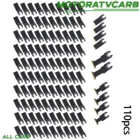 Mot4463024 All-carb 110 Pcs Multitool Oscillating Tool Blade Universal Titanium Saw Blades