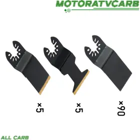 Mot4464190 All-carb 100pcs Titanium Professional Universal Multitool Oscillating Saw Blades