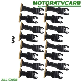 Mot4464508 All-carb 16 Pcs Steel Oscillating Tool Multi 2 Types For Metal And Nails