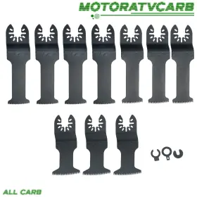 Mot4465038 All-carb 10 Oscillating Multi Tool Blade Includes 3 Types Curved-edge Design
