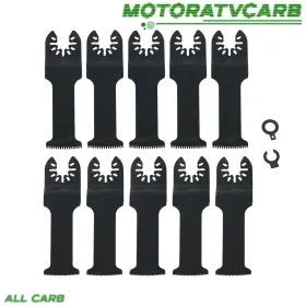 Mot4465144 All-carb 10pcs Extra Long Multitool Blades Japanese Tooth Oscillating Saw Blade