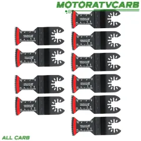 Mot4465356 All-carb 10pcs Japanese Tooth Oscillating Saw Blades Curved Multi Tool