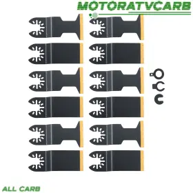 Mot4465780 All-carb 12pcs Multi Tool Blades Oscillating Metal Cutting For