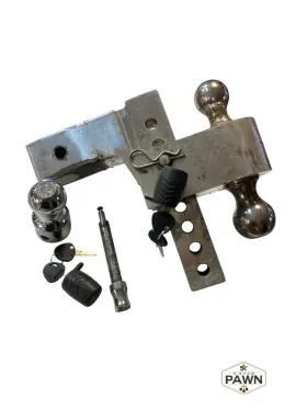 Fvs029206 Aluma-tow Ut623911 Hd8 Adjustable Trailer Hitch Ball Mount 8 Inch Drop Moun