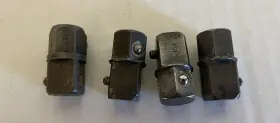 A-518 Apex / Cooper 1/2 Inch Ratchet Wrench Adapters...lot Of 4..square Drive