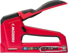 T50red2 Arrow Fastener Staple Gun And 1 Inch Brad Nail
