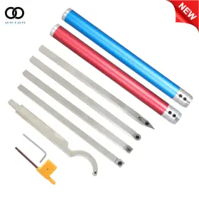 Apo234568 Autoooparts 7 Piece 20 Inch Carbide Lathe Tool Set Full Size Woodturning Tools