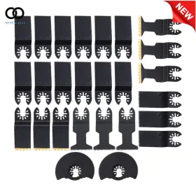 Apo336688 Autoooparts Alloy Steel Oscillating Saw Blades 26pcs Multitool Blade For Wood Plastics Metal