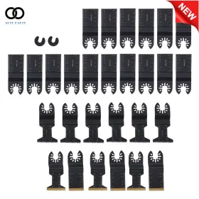 Apo336696 Autoooparts 28pack Titanium Multitool Blades Oscillating Saw Professional Universal