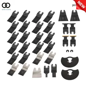 Apo336728 Autoooparts Oscillating Premium Multitool Kit For Wood Metal Plastics Tool Saw Blades 35 Pcs