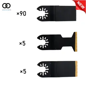 Apo336920 Autoooparts 100pack Titanium Oscillating Saw Blades Universal Multitool For Wood