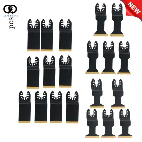 Apo336968 Autoooparts 3 Types 20 Pack Metal Cutting Blades Steel Oscillating Tool Carbon Black