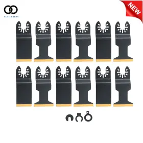 Apo337040 Autoooparts Universal Multi Tool Blades 12 Pack Metal Cutting Oscillating Saw Kit