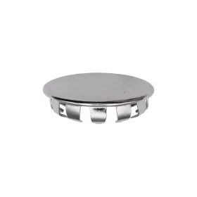 24044 Auveco Plug Button 1 Hole Size - Nickel Plated Pack 50
