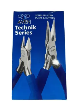10312 Aven 5 Inch Oal Stainless Steel Smooth Jaws Bent Nose Pliers
