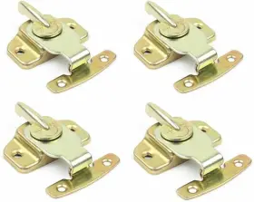 Ex000458 Bami-lee House 4 Pcs Metal Table Locks Dining Buckles Connectors Training Gold