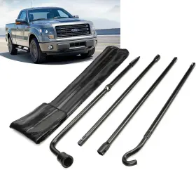 F-150 Banas 707025389737 Spare Tire Jack Handle And Wheel Lug Wrench Tool Kit For Ford 2004 To 2014