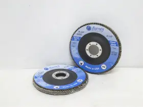 239950 Barnes Bd3211 New-no Box Lot-2 Flap Discs 80 Grit Type 29 4-1/2 Inch