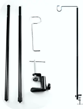 Batdiyow 716032939163 Rotary Motor Stand Tool Flex Shaft Holder Hanger With Table Clamp Black