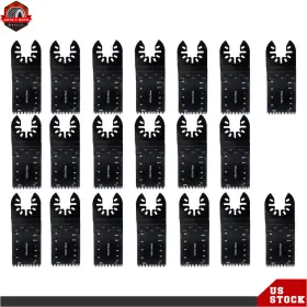 Ber438555 Berliii 20pcs Oscillating Saw Blades Multi Tool Quick Release New