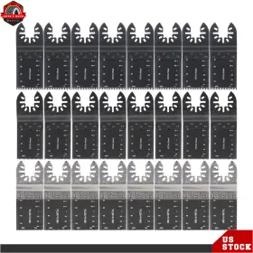 Ber438645 Berliii Metal Wood Universal Oscillating Multitool Quick Release Saw Blades Kit 48 Pcs