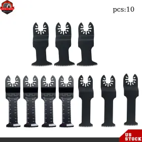Ber631125 Berliii Universal Japanese Tooth Bi-metal Extra Long Multitool Blades 10pack For Wood