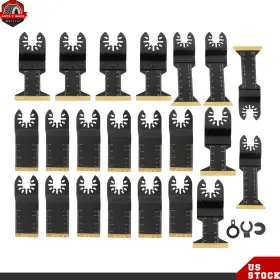 Ber631260 Berliii Steel Oscillating Tool Blade 22pcs 3 Types Carbon For Metal Cutting Blades