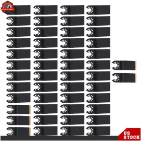 Ber631395 Berliii 50pack Quick Release Multitool Blades Titanium Oscillating Saw For Wood