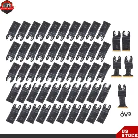 Ber631485 Berliii Universal Oscillating Saw Blades Multitool 55pcs 4 Types For Metal Wood