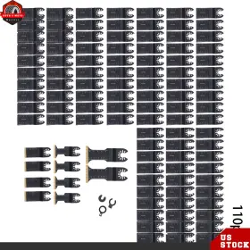 Ber631560 Berliii 110 Pcs Multitool Oscillating Tool Blade Titanium Saw Blades For Metal Nails