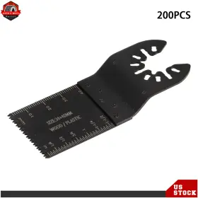 Ber631605 Berliii 200pack 1-3/8 Inch Oscillating Tool Blade Wood And Plastic Quick Release Saw Blades