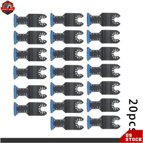 Ber632130 Berliii Curved Edge Oscillating Multitool Clean Cut Saw Blades 20pack For Wood Plastic