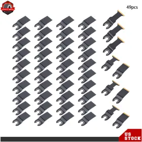 Ber632145 Berliii Universal 4type Oscillating Tool Blades 49pack Vibrating Multi Kits