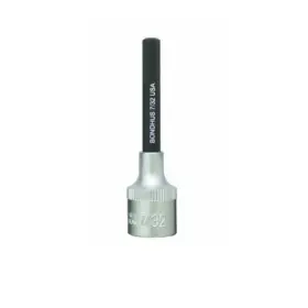 0.21875 Bondhus 43211 - 7/32 Inch Prohold Hex Bit 2 With 3/8 Dr Socket 1ea