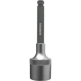3mm-43456 Bondhus 43456 - 3.0mm Prohold Ball Bit 2 Inch With 3/8 Dr Socket 1ea