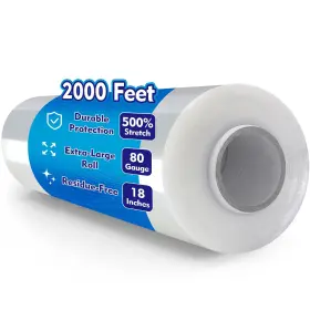 Bonison 652267601164 18 Inch X 2000ft 80 Shrink Wrap Pallet Stretch Film 20 Microns Thic