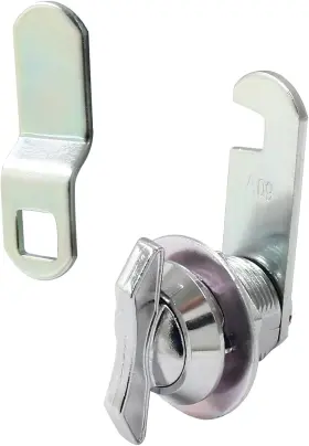 240126015 Bonsicoky 1 Pcs 5/8 Inch Thumb Operated Offset Cabinet Cam Lock Keyless