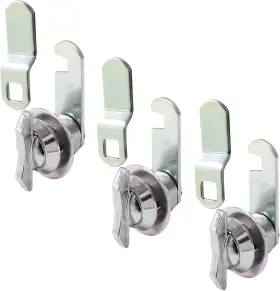 Jr240126016 Bonsicoky 3 Pcs 5/8 Inch Thumb Operated Offset Cabinet Cam Lock