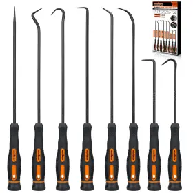 Branded 744759864628 8-piece Professional Hook And Pick Set For Automotive Precision Work Oil Seal P
