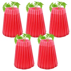Branded 744759953254 5 Pack Plant Protectors Wall Of Water 18.3 Inch Reusable Frost Cover For Tomato
