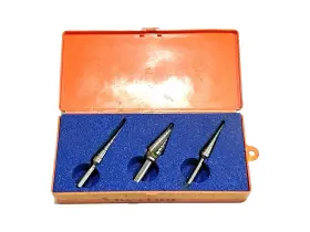 Bat-sdk3 Brown Tool 3 Piece Multi Step Drill Kit Aircraft