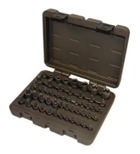 Cal-van Tools 047084009345 52 Piece Master Torx Bit/socket Set