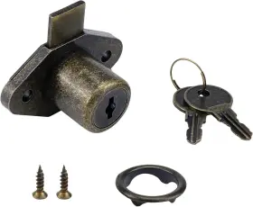 Fyc0139 Chinflly Desk Cabinet Lock Antique Bronze Drawer Dreeser 1 Piece