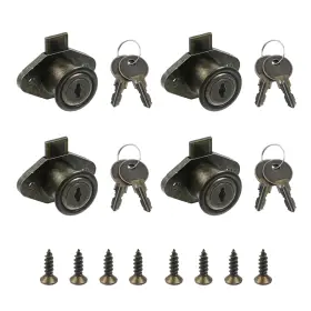 Fyc1193 Chinflly Desk Cabinet Lock Antique Bronze Drawer Dreeser 4 Pcs